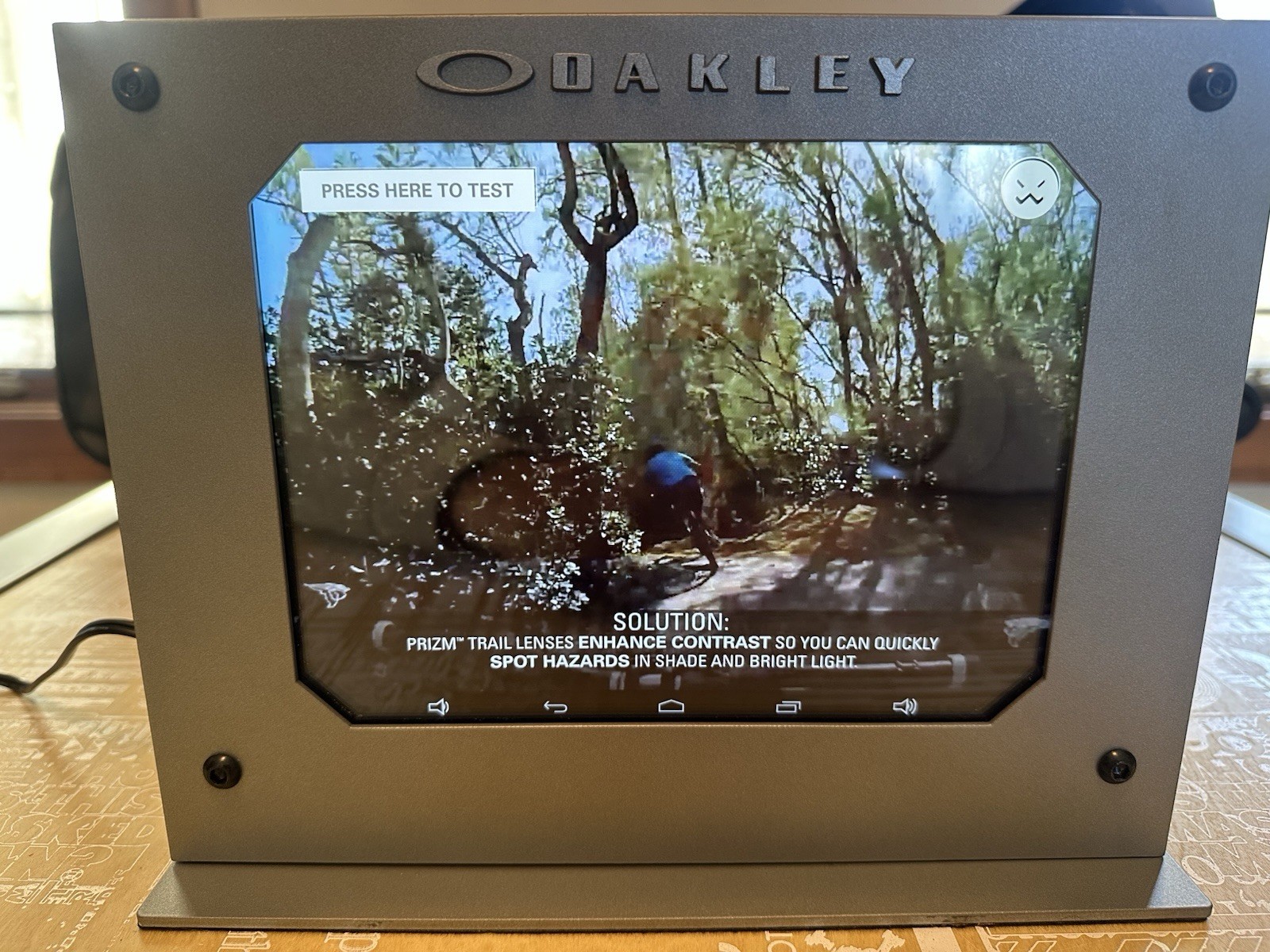 RARE Authentic Oakley PRIZM Digital Tower Tester Display Collector Item