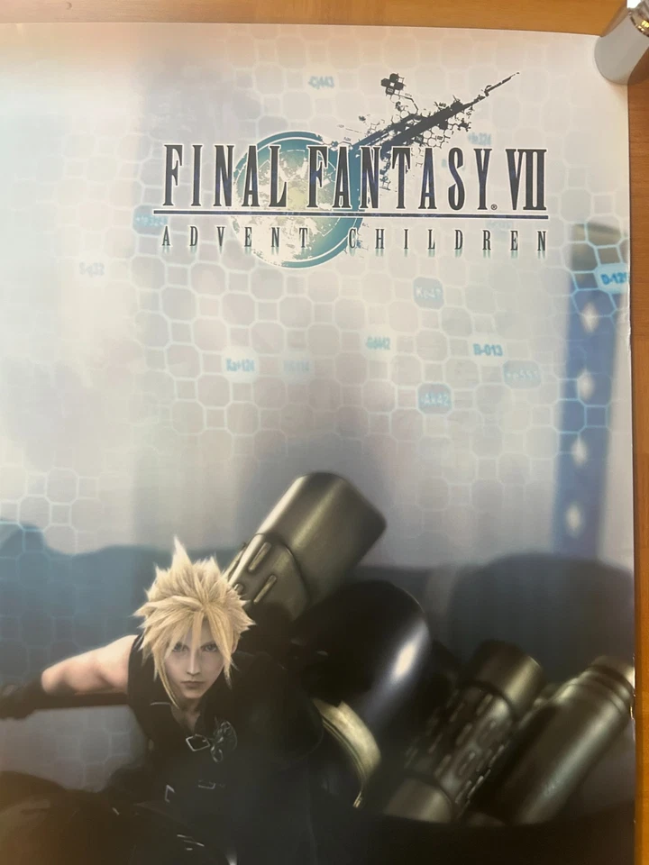 FINAL FANTASY VII ADVENT CHILDREN 2005 Japan Original Official PosterB2 20x28in - Image 4 of 4