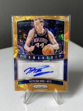 2019-20 Panini Prizm Penmanship Orange Ice Keith Van Horn #PM-KVH Auto