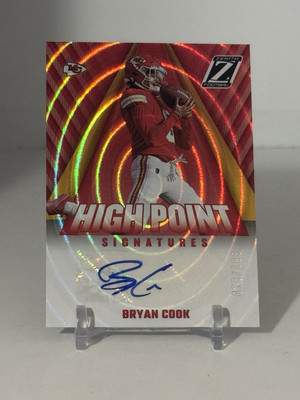 Bryan Cook 2023 Zenith High Point Signatures /199 #HP-BCK Auto SHIP SAME DAY 385