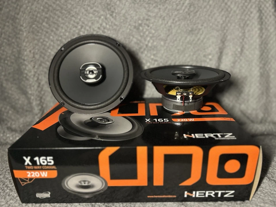 Casse Auto Altoparlanti Hertz X165 per Auto 16,5cm 220W Kit 2 Vie Coassiali - Immagine 2 di 4