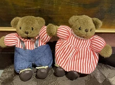 Creative Concepts Mini Bears Set Of Two 5” EUC