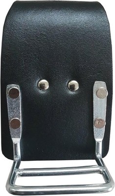 Schwarz Leder & Stahl Zangenhalter Snip Cutter Halter einfache Passform für Gerüstgürtel