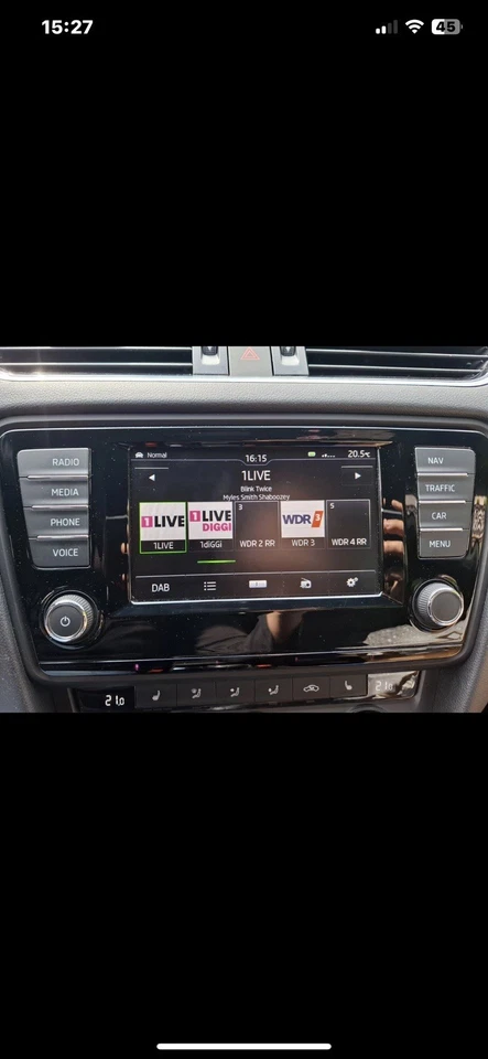 Display Skoda Octavia III Monitor Bildschirm ABT STD Nav Discover 5E0919605D - Bild 4 von 4