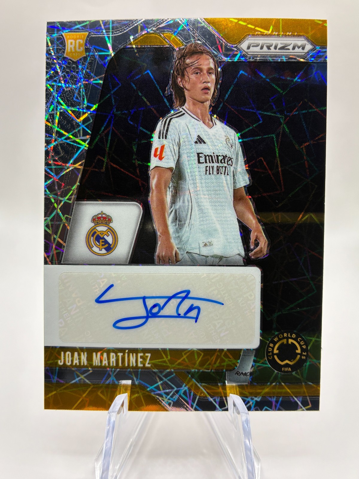 2025 Panini Prizm FIFA Club World Cup #S-JM Joan Martinez Velocity Prizm Auto RC