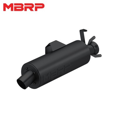 MBRP Slip-On 4'' Sport Muffler Black For 01 14 Polaris Sportsman 450/500/570/800