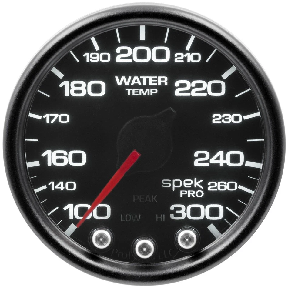 Autometer P34652, One Spek-Pro Water Temp Gauge 100-300F 2-1/16 Performance Part - Image 3 of 4