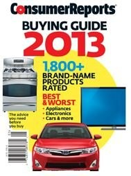 #ad Consumer Reports Buying Guide 2013 and January Issue $9.59