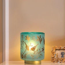 Battery Operated Lamp with Timer, Cordless Table Lamps for Room Decor,Small T...