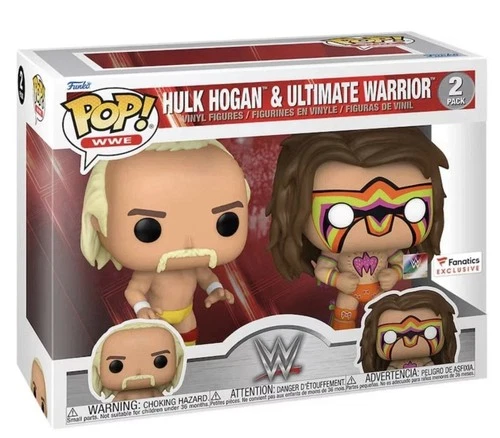 Funko Pop! Vinyl WWE Hulk Hogan Ultimate Warrior 2-Pack Fanatics Legends Figure