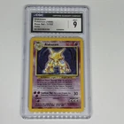 Pokemon 1999 Alakazam 001/102 Base Set Holo CGC 9