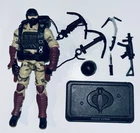 GI Joe 30th Anniversary Pursuit Of Cobra Rock Viper 4” Action Figure Hasbro 2010