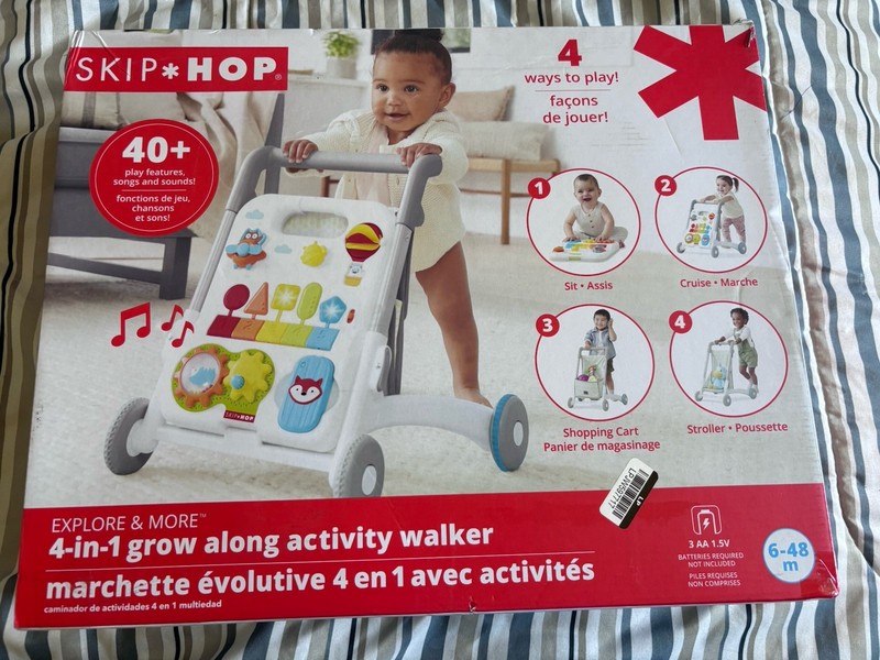 Skip Hop 4-in-one Grow Along Activity Walker - UNOPENED