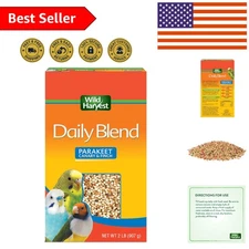 Nutritious Daily Bird Seed Blend with Orange Flavor - 2 Pounds for Small Birds