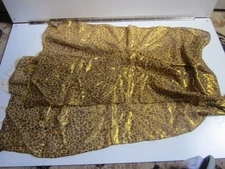 Vintage Raj Eternity Scarf Leopard Print 18" X 64" 100% COTTON