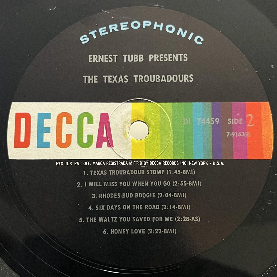 Folk, World, & Country The Texas Troubadours - Ernest Tubb Presents The Texas Tr - Image 4 of 4