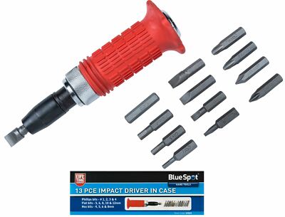 Schlagschrauber Schraube Steckschlüssel Werkzeug mit Bits Set 1/2'' Zoll Antrieb 13tlg 12064