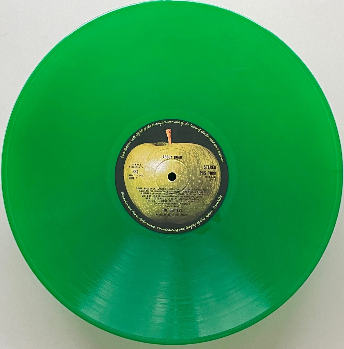 Beatles Abbey Road UK盤 stereo left apple The Beatles – Abbey Road – Vinyl (Jacksonville, Capitol