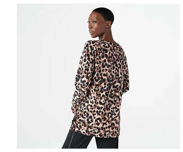 Cuddl duds fleecewear stretch long sleeve wrap cheap