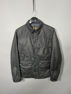 BARBOUR REELIN WAX Jacket - Small - Navy - Top Zustand - Herren