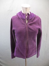 Prana Size S Womens Purple Full Zip Stand Collar Zip Pocket Athletic Jacket 742