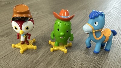 Disney Sheriff Callie Wild West, Lot Of 3 Deputy Peck, Pony Sparkle Toby Cactus