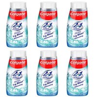 Colgate 2 in 1 Icy Blast Whitening Toothpaste & Mouthwash Fresh Breath 100ml x 6