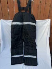RefrigiWear Insulated Bib Overalls Iron-Tuff Enhanced Visibility 3M 4XL NWOT