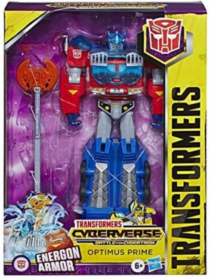 Transformers Cyberverse Energon Armor Optimus Prime 24 cm Actionfigur Neu Spielzeug