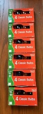 NOS 6 Packs of 4 C 9 Christmas Light Bulbs Multi Color 7 Watt 120 Volt