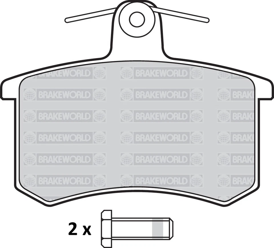 OEM SPEC ПЕРЕДНИЕ + ЗАДНИЕ ДИСКИ И КОЛОДКИ ДЛЯ AUDI 100 AVANT QUATTRO 1.8 1988-90 - Изображение 3 из 4