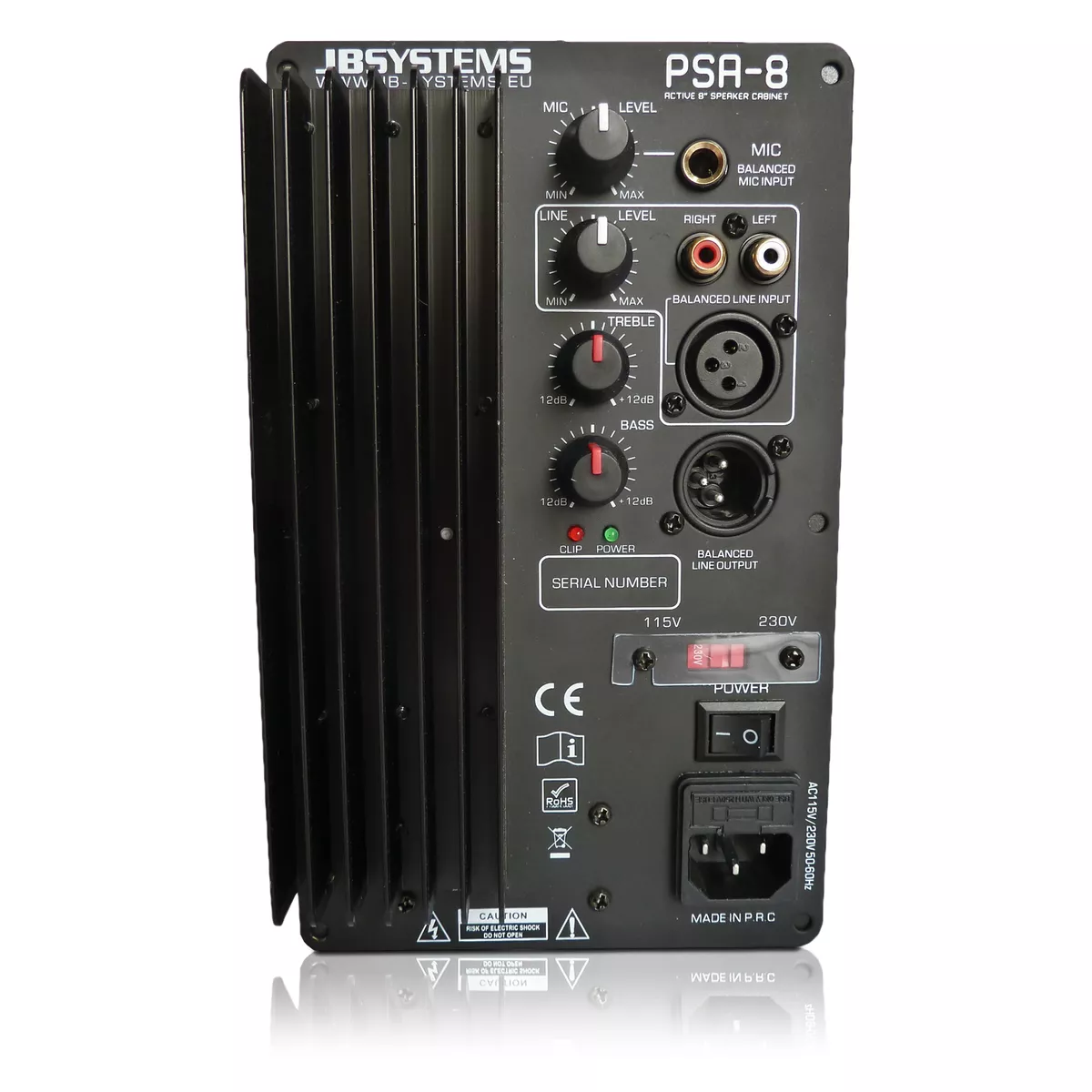JB Systems PSA8 Einbau PA Hifi Endstufe Aktivmodul Amp Amplifier