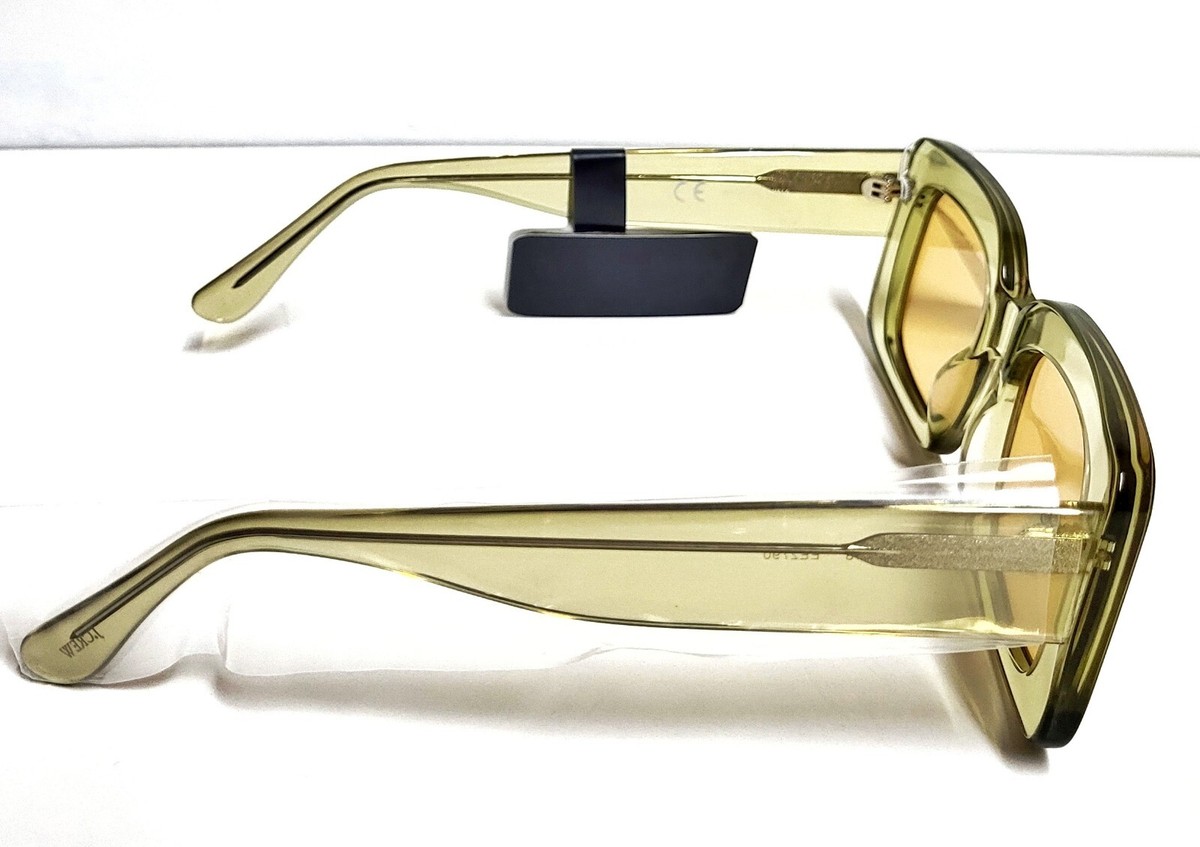 J.Crew Oversized Rectangular Sunglasses Moss Ochre UV  display picture 2