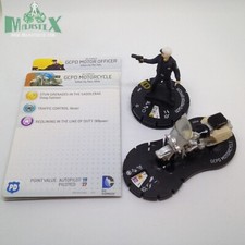Heroclix Batman: Streets of Gotham set GCPD Motor Officer w/Motorcycle Team Pack