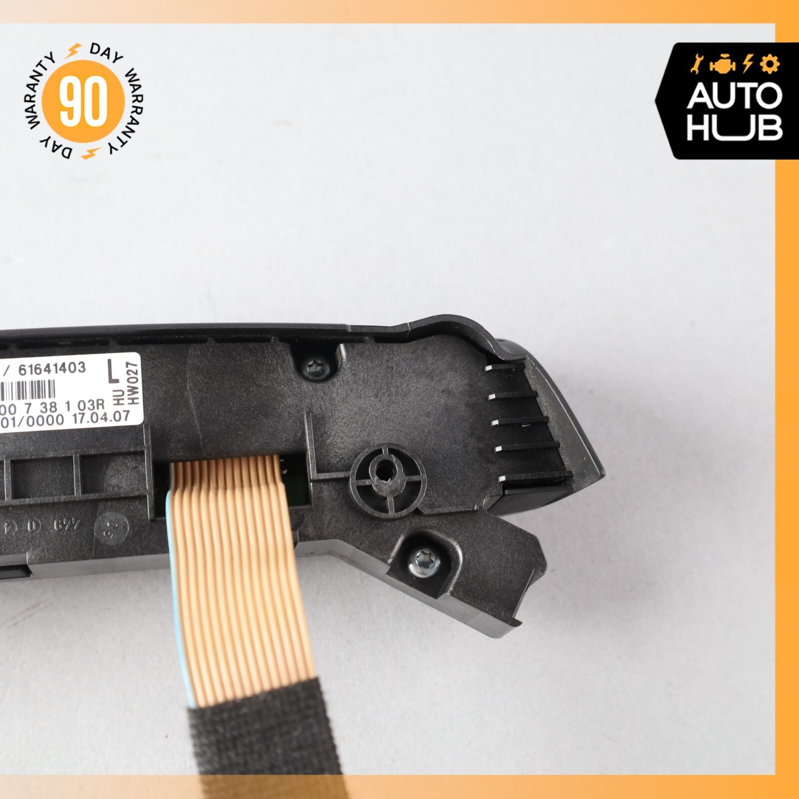 03-12 Bentley Continental GTC Left Steering Wheel Control Switch Button OEM 62k
