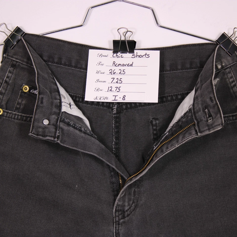 Pantalones Cortos Chic Mujer Talla 26x7 Denim Negro - (26.25 x 7.25) Foto 3 de 4