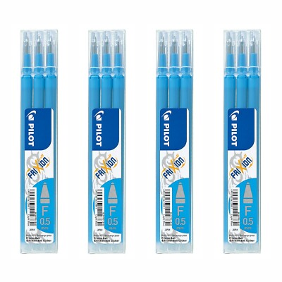 Pilot Frixion Ball Ersatzminen 0.5 hellblau - 12er-Set