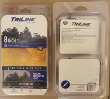 TriLink Saw Chain 8 Inch S34 Pole Saw 14334X2TLW Brand New