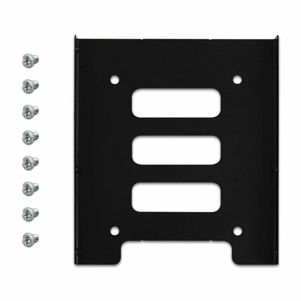2.5" to 3.5" Bay SSD Metal Hard Drive HDD Mounting Bracket Adapter Dock / Tray - Image 2 of 4