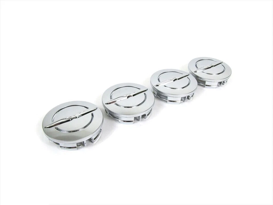 JUEGO DE 4 TAPAS CENTRALES DE RUEDA CHRYSLER 200 300 TOWN & COUNTRY NUEVAS MOPAR GENUINAS Foto 2 de 4