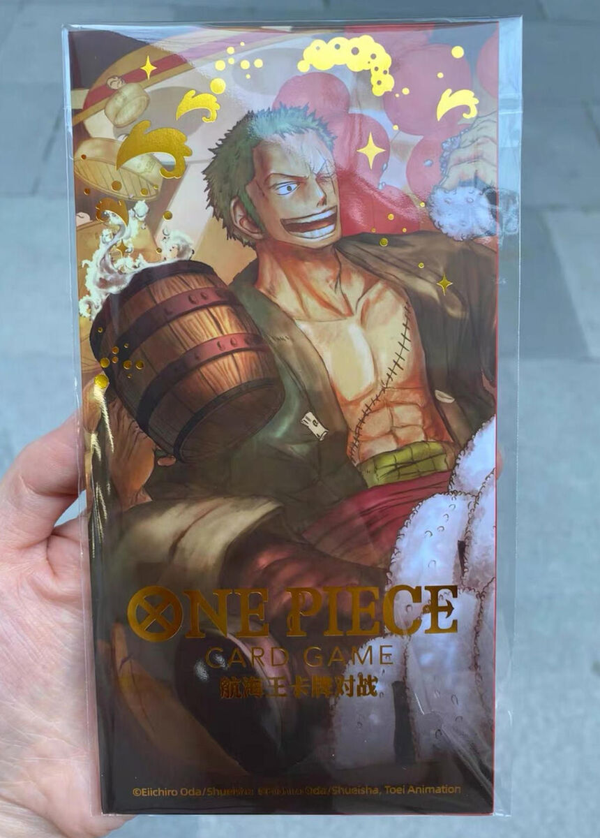 ONE PIECE Card Game Chinese New Year Red Packet with Zoro ONE PIECE Card Game Chinese New Year Red Packet with Zoro