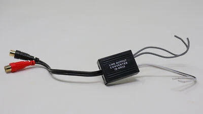 PIPEMAN'S INSTALLATION SOLUTION Speaker Wire to RCA Hi/Low Adapter Converter Line Level Output Audio Video Car