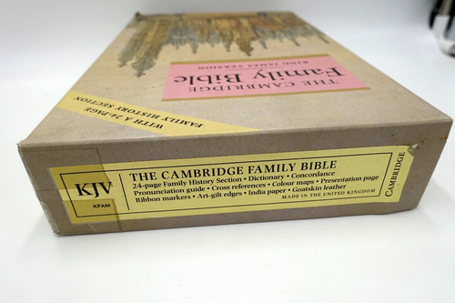 RARE The Cambridge Family Bible Hardcover w/ Box *HAS FLAWS READ DESCRIPTION* - Picture 19 of 24