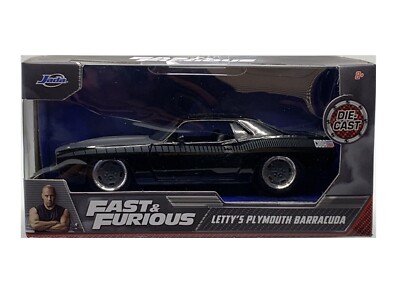 Fast And Furious Letty's Plymouth Barracuda Hard Top Jada Diecast
