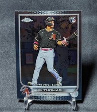 Alek Thomas Rookie RC 2022 Topps Chrome Update Card #USC122 Arizona Diamondbacks. rookie card picture