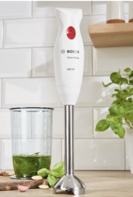 Bosch MSM 24100 Edelstahl Stabmixer Handmixer Mixer 400 W  Mixbecher CleverMixx