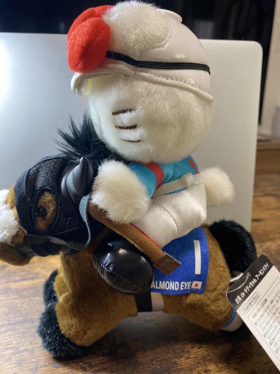 Almond Eye Hello Kitty Plush 9 Crown Japan's Strongest Racehorse