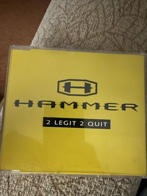 Hammer - 2 Legit 2 Quit 3 Track Hip hop / Rap CD single