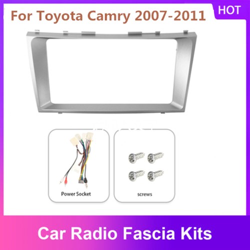 2 din Car Stereo Radio Fascia Plate Panel Frame Kits For Toyota Camry 2007-2011 - 第 1/7 張圖片