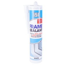 White Frame Sealant UPVC, Wood & Metal Door & Window Frames